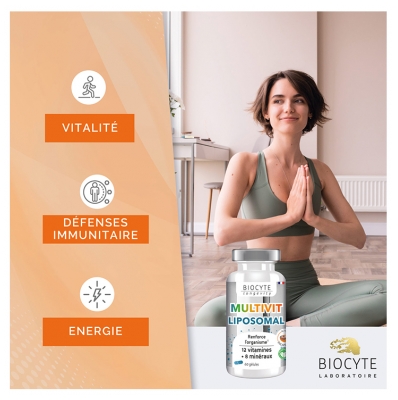 Biocyte Longevity Multivit Liposomal 60 Unités