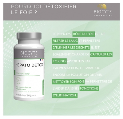 Biocyte Longevity Hepato Detox 60 Unités