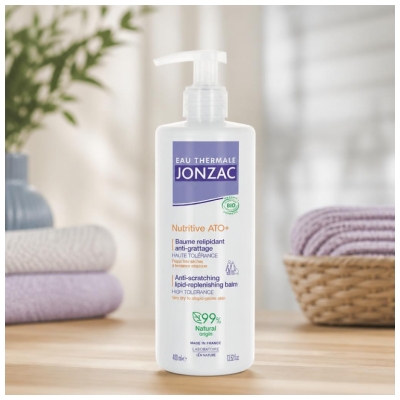 Eau Thermale Jonzac Nutritive AP + Baume Relipidant Intensif Peaux Très Sèches Bio 400 ml