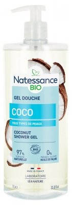 Natessance Gel Douche Coco Bio 1 Litre