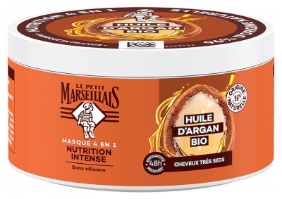 Le Petit Marseillais Masque Nutrition Pour Cheveux Secs et Abîmés Infusion Calendula & Argan 300 ml