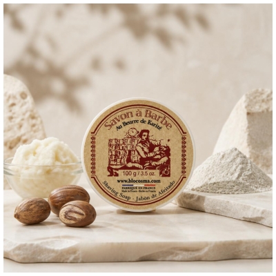 Osma Tradition Rasage Savon à Barbe au Beurre de Katié 100 g