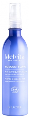 Melvita Bouquet Floral Lait Démaquillant Bio 200 ml