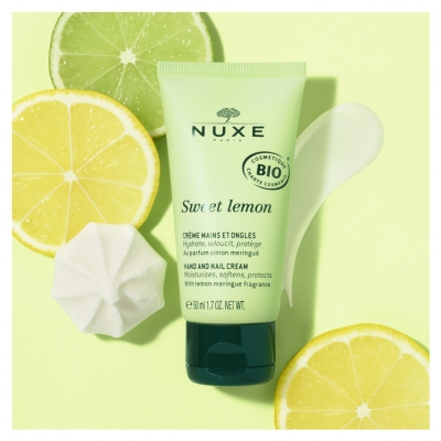 Nuxe Sweet Lemon Crème Mains et Ongles (Peaux Sèches) 50 ml