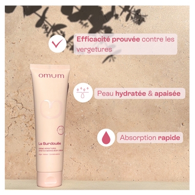Omum Crème Anti-Vergetures La Surdouée Bio 150 ml