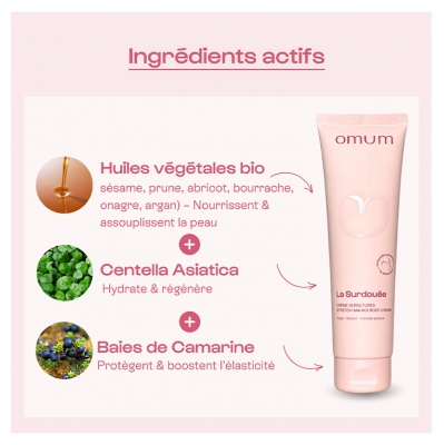 Omum Crème Anti-Vergetures La Surdouée Bio 150 ml