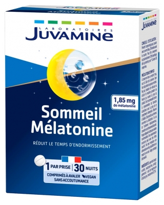 Juvamine Sommeil Mélatonine 30 Comprimés à Avaler
