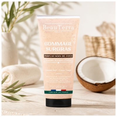 BeauTerra Gommage Surgras à la Noix de Coco 200 ML