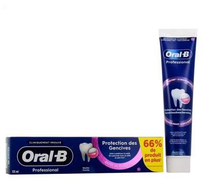 Oral-B Professional Dentifrice Protection des Gencives Menthe Fraîche 125 ml