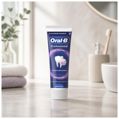 Oral-B Professional Dentifrice Protection des Gencives Menthe Fraîche 75 ml