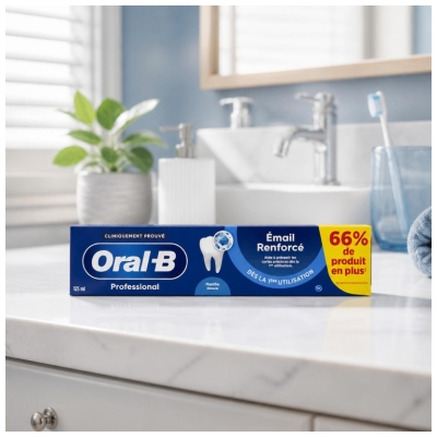 Oral-B Professional Dentifrice Émail Renforcé Menthe Douce 125 ml
