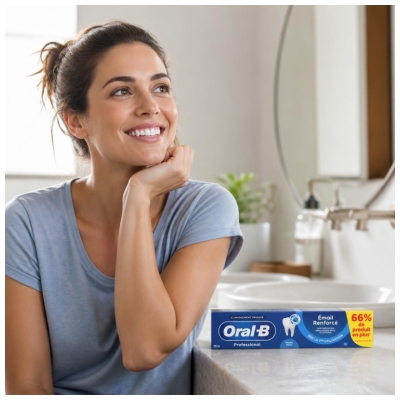 Oral-B Professional Dentifrice Émail Renforcé Menthe Douce 125 ml