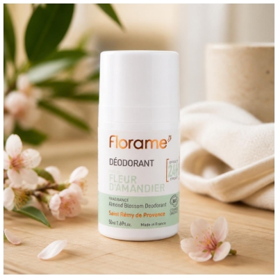 Florame Déodorant 24H Fleur d'Amandier Biologique 50 ML