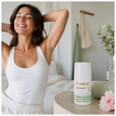 Florame Déodorant 24H Fleur d'Amandier Biologique 50 ML