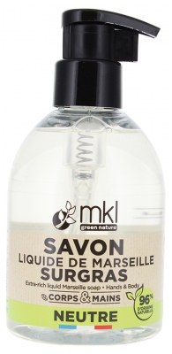 MKL Green Nature Savon Liquide Marseille Surgras Neutre 300 ML