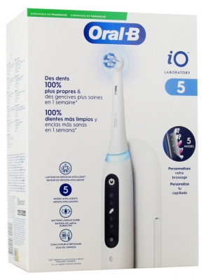Oral-B IO Laboratory 5 Brosse à Dents Rechargeable 5 Modes Intelligents + Accessoires