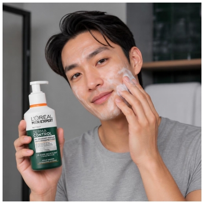 L'Oréal Paris Men Expert Derma Control Gel Moussant Anti-Imperfections Purifiant 260 ml