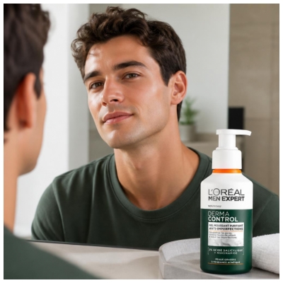 L'Oréal Paris Men Expert Derma Control Gel Moussant Anti-Imperfections Purifiant 260 ml