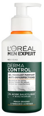 L'Oréal Paris Men Expert Derma Control Gel Moussant Anti-Imperfections Purifiant 260 ml