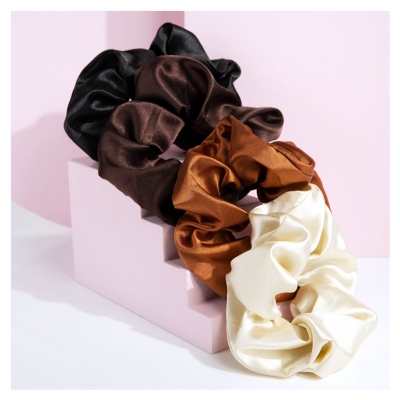 Brushworks Chouchous en Satin 4 Unités