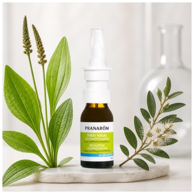 Pranarôm Allergoforce Spray Nasal Décongestionnant dm Aux Huiles Essentielles Biologiques 15 ml