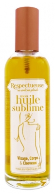 Respectueuse Mon Huile Sublime Visage Corps et Cheveux 100 ml