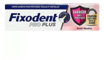 Fixodent Pro Plus Crème Adhésive Goût Neutre 40 Grammes