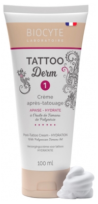 Biocyte Tattoo Derm 1 Crème Après Tatouage Apaise & Hydrate 100 ML