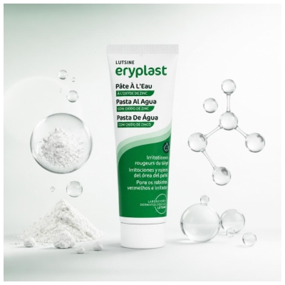 Lutsine Eryplast Pâte à l'Eau à l'Oxyde de Zinc 75 g