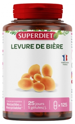 Superdiet Levure de Bière 125 Gélules