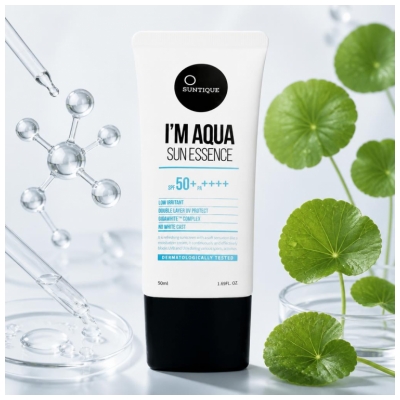 Suntique I'm Aqua Sun Essence Crème Solaire SPF 50 + 50 ML