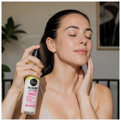 Suntique I'm Calming Good Bye Red Brume Hydratante pour Visage 100 ML