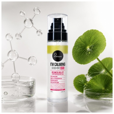 Suntique I'm Calming Good Bye Red Brume Hydratante pour Visage 100 ML