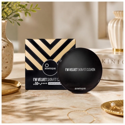 Suntique I'm Velvet Skin Fit Cushion Fond de Teint SPF50+ 12 Grammes