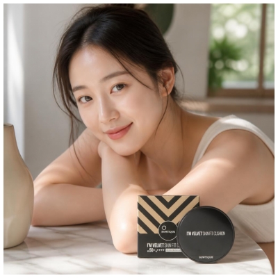 Suntique I'm Velvet Skin Fit Cushion Fond de Teint SPF50+ 12 Grammes