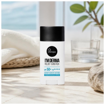 Suntique I'm Derma Relief Sunstick Crème Solaire SPF50+ 15 Grammes