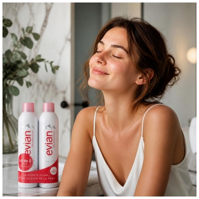 Evian Brumisateur Lot 2 x 300 ml