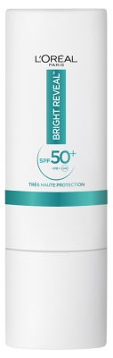 L'Oréal Paris Bright Reveal Stick Anti-UV Vitamine E Anti-Taches Visage SPF50+ 9 ML