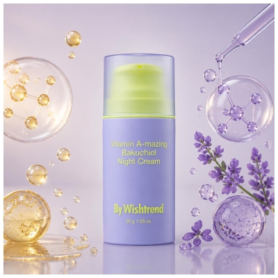 By Wishtrend Crème Nuit Vitamine A-mazing & Bakuchiol 30 g 