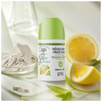 Le Petit Olivier Déodorant Fraîcheur 24H Verveine et Citron 50 ml