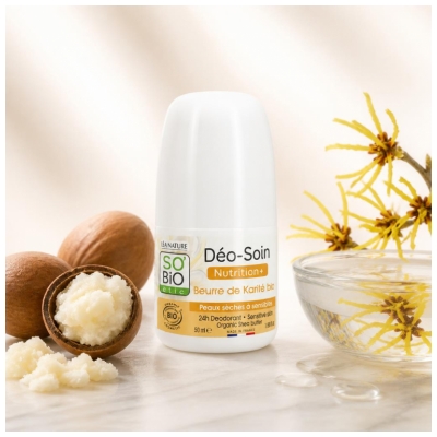 Léa Nature SO BIO étic Déo-Soin 24H Beurre de Karité Roll-On Biologique 50 ML