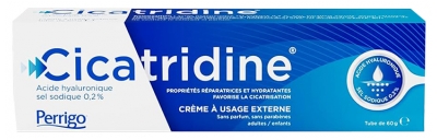 Cicatridine à l'Acide Hyaluronique et Sel Sodique Crème 60 g