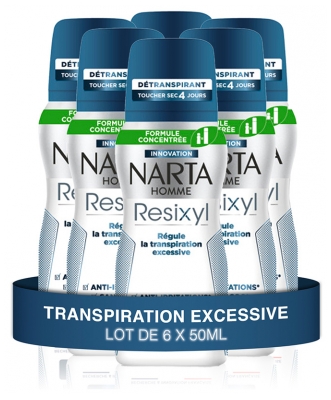 Narta Homme Résixyl Détranspirant 4 Jours Spray Compressé de 100 ML