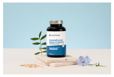 Novoma Magnésium Bisglycinate Énergie Stress & Muscles 60 Gélules