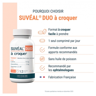 Densmore Suvéal Duo à Croquer 90 Unités