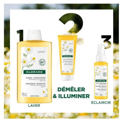Klorane Après-Shampoing à la Camomille - Cheveux Blonds 200 ml