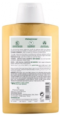 Klorane Nutrition Shampoing à la Mangue 200 ml