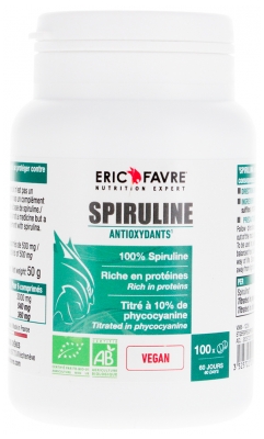 Eric Favre Spiruline Bio 100 Unités