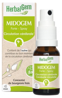 Herbalgem Midogem Forte Spray Bio Complexe de Gemmothérapie Concentrée 15 ml