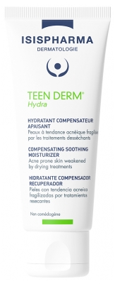 Isispharma Teen Derm Hydra Hydratant Compensateur et Apaisant 40 ML